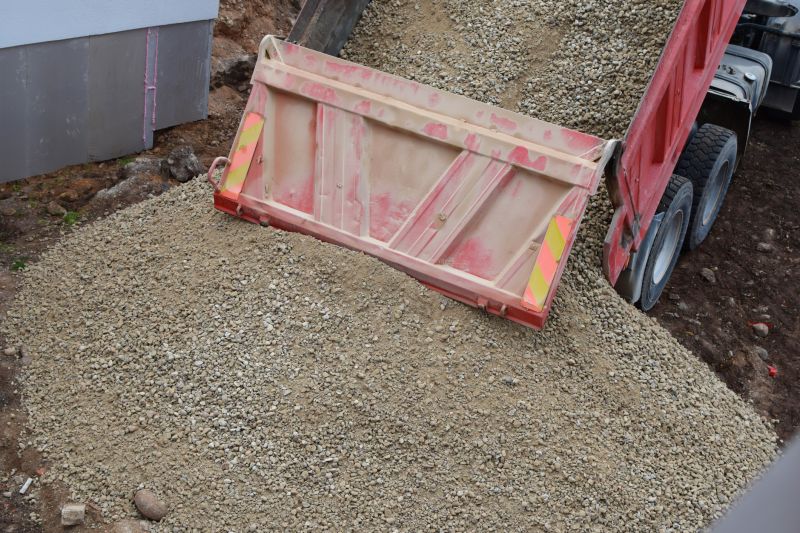 Bulk River Rock Storage